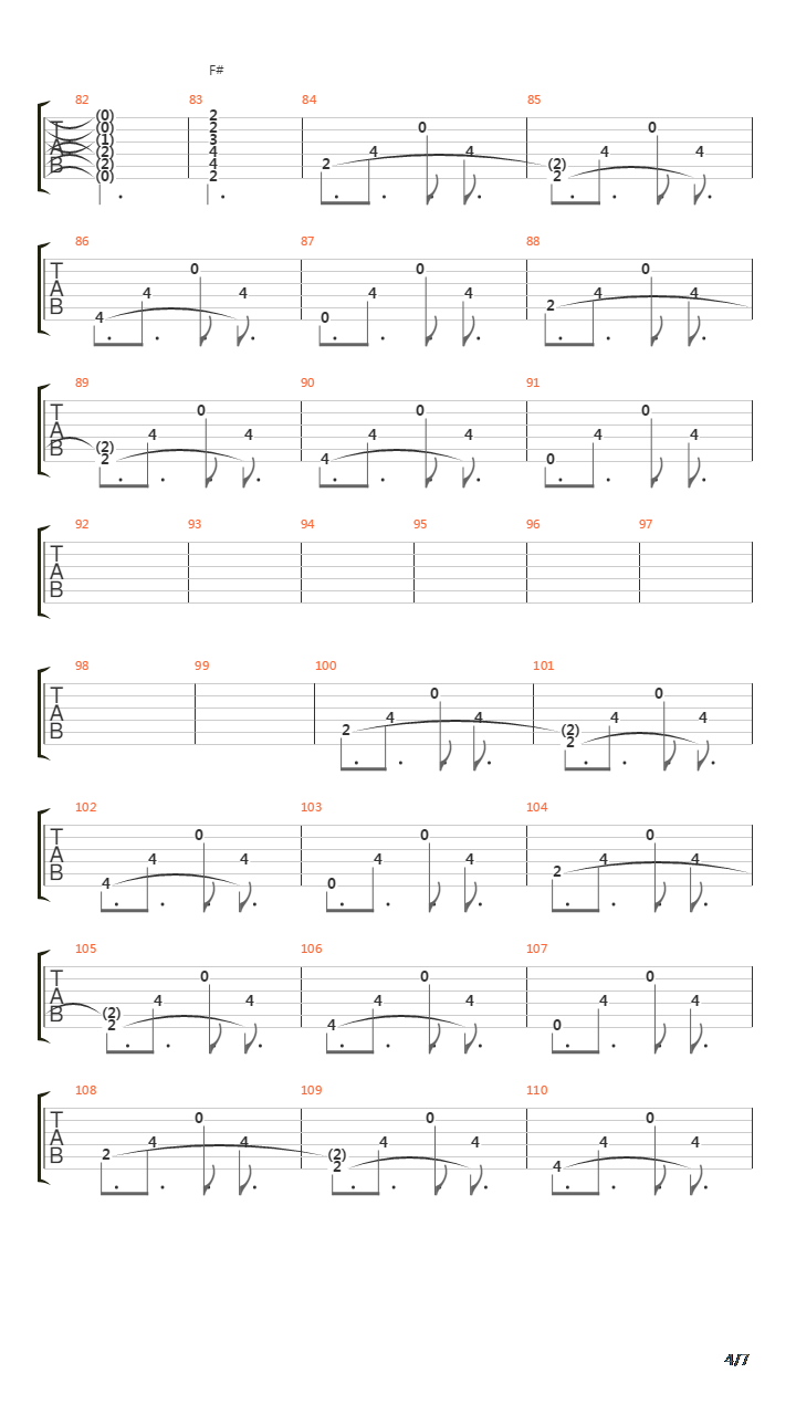 Minutos吉他谱