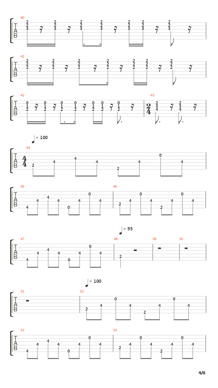 Minutos吉他谱