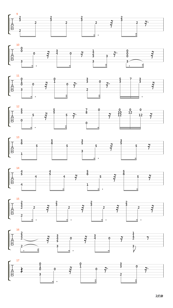 Seora De Las Cuatro Decadas吉他谱