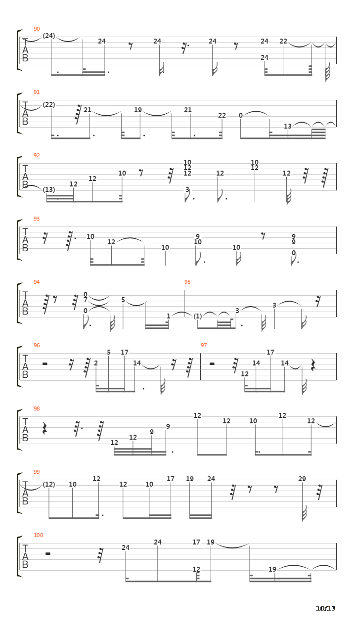Tarde吉他谱