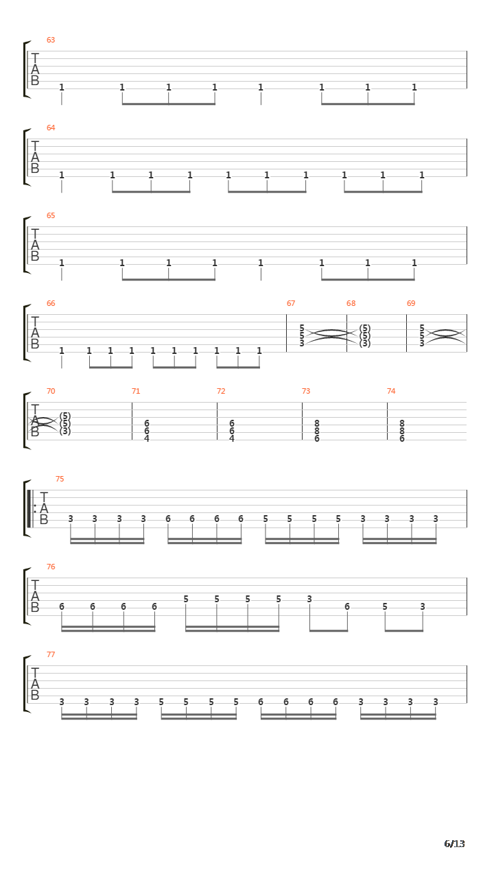 Dawn Of Victory吉他谱