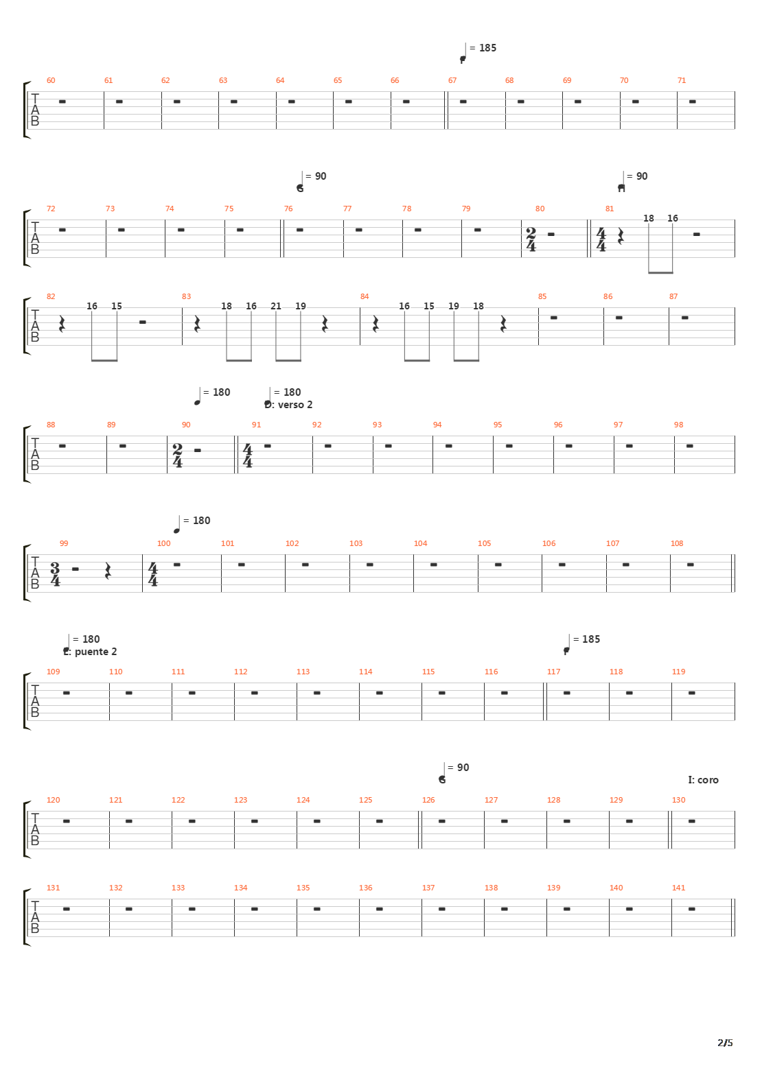 The Mighty Ride Of The Firelord吉他谱