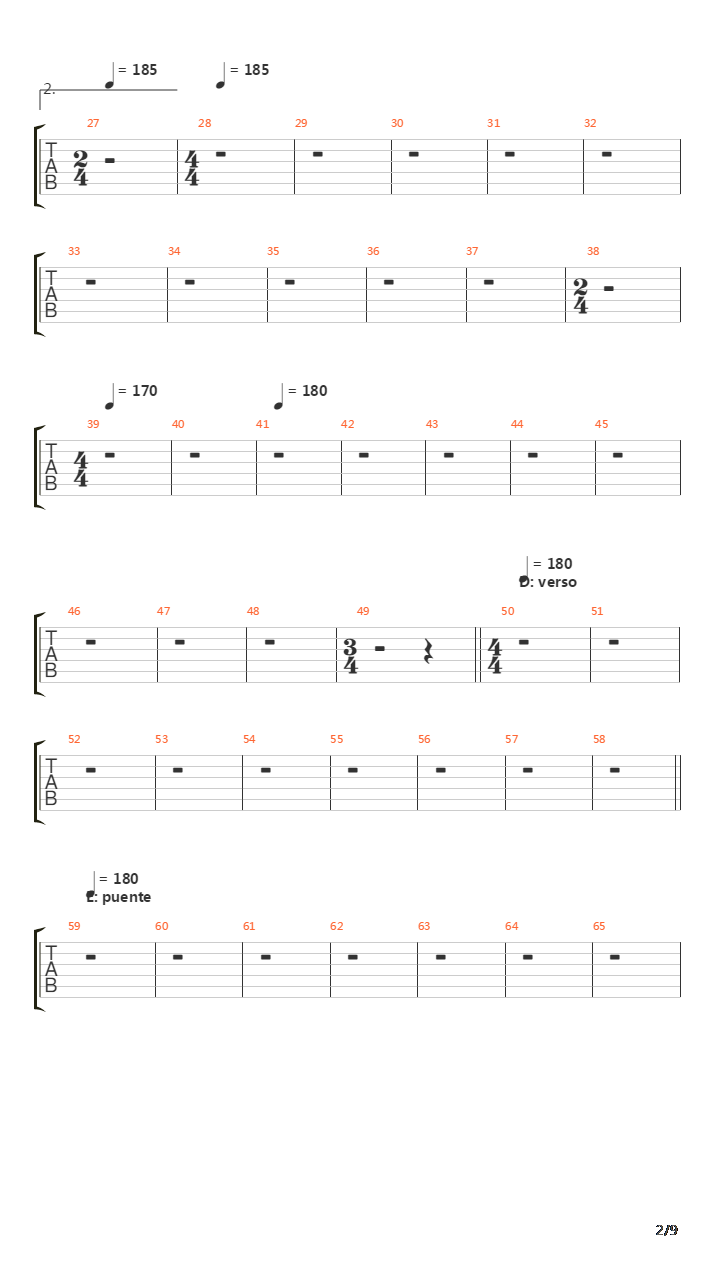 The Mighty Ride Of The Firelord吉他谱