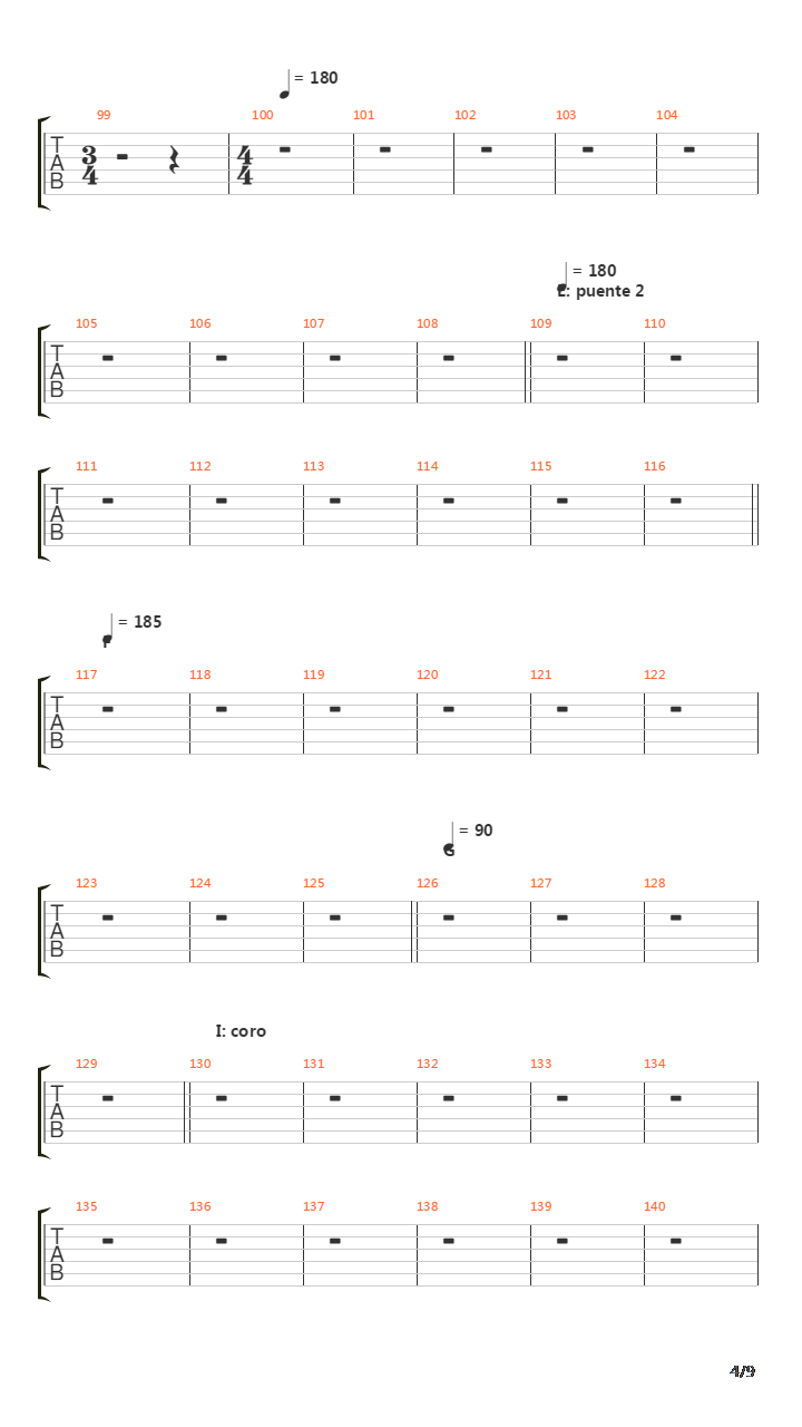 The Mighty Ride Of The Firelord吉他谱