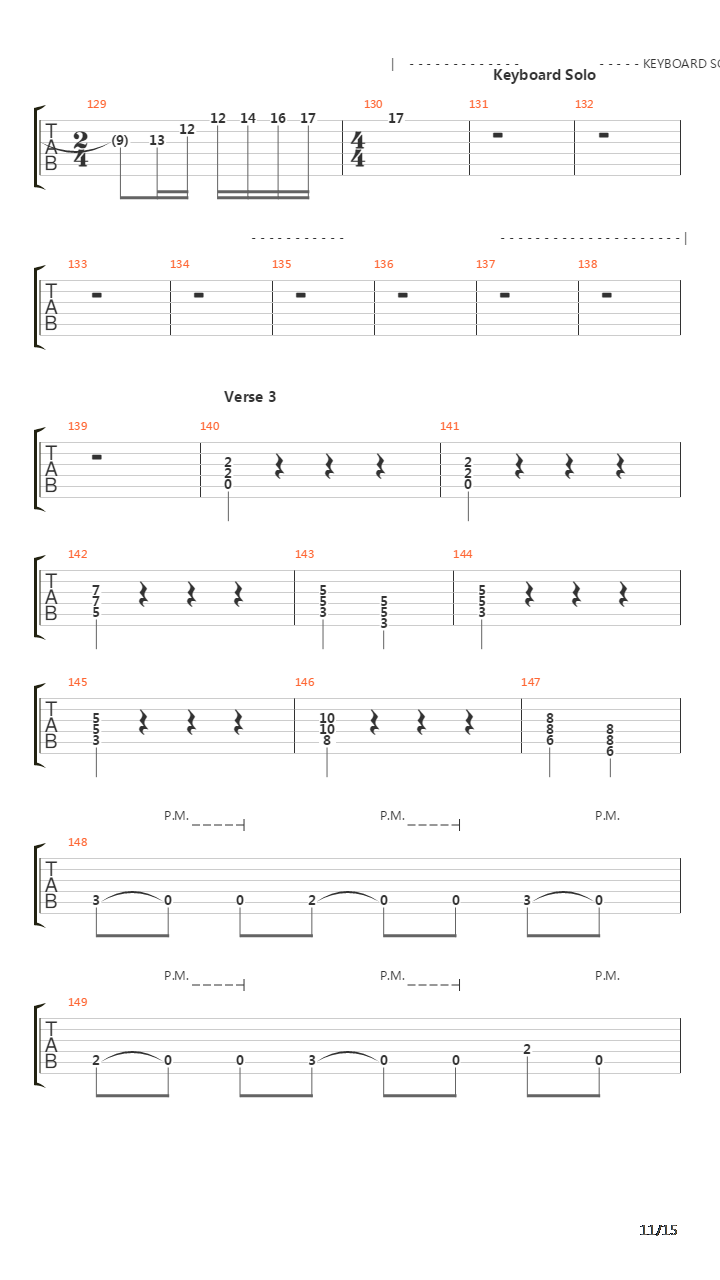 The Pride Of The Tyrant吉他谱