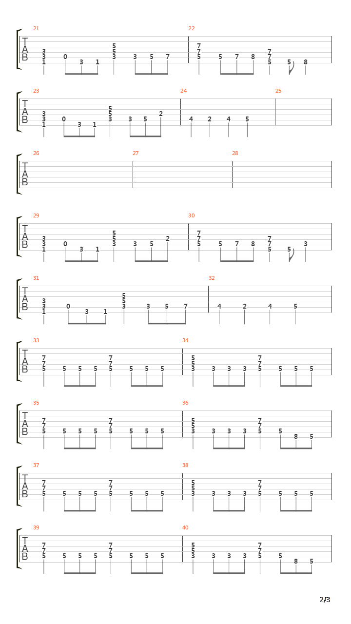 The Village Of Dwarves吉他谱