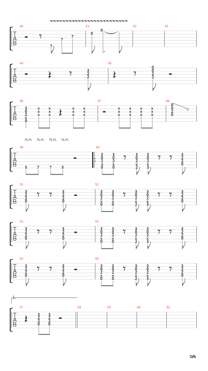 Slow吉他谱