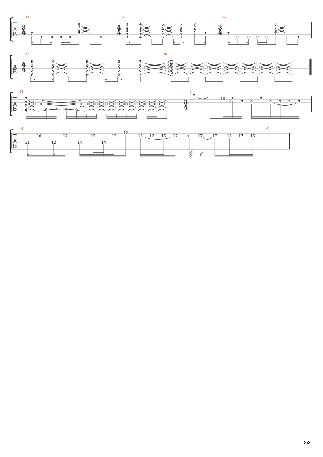 Static吉他谱