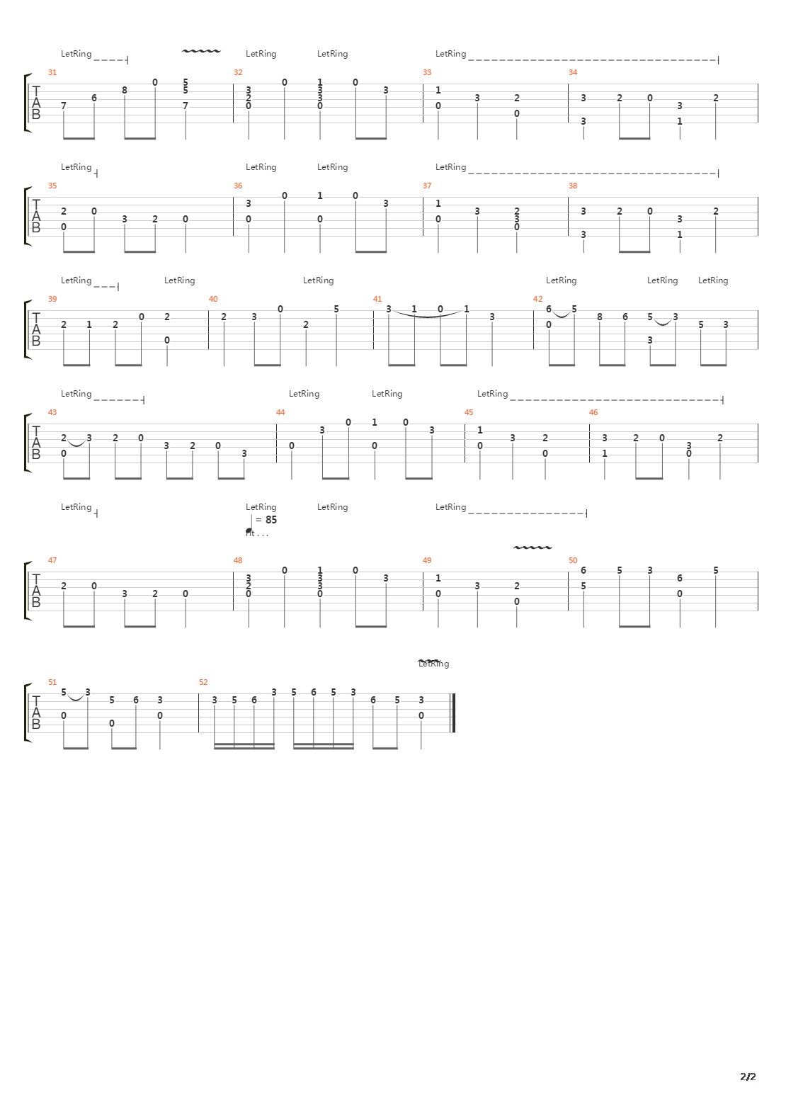 Minstrell Hall吉他谱