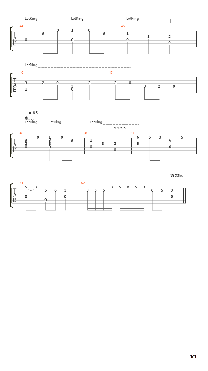 Minstrell Hall吉他谱