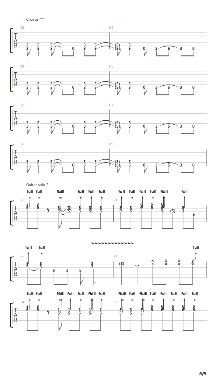 Supercharger Heaven吉他谱