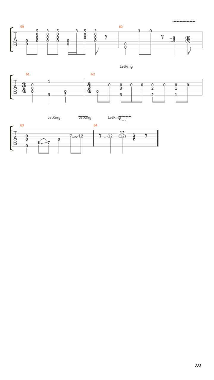 Stones In My Passway吉他谱