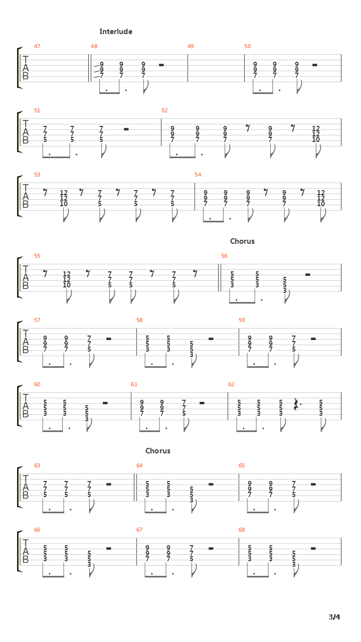 The Way That You Do吉他谱