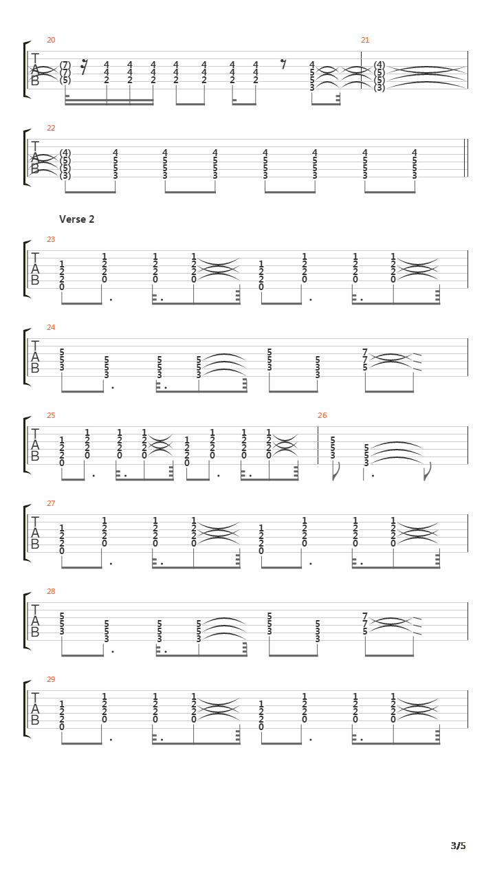 2112 - Ii The Temples Of Syrinx吉他谱