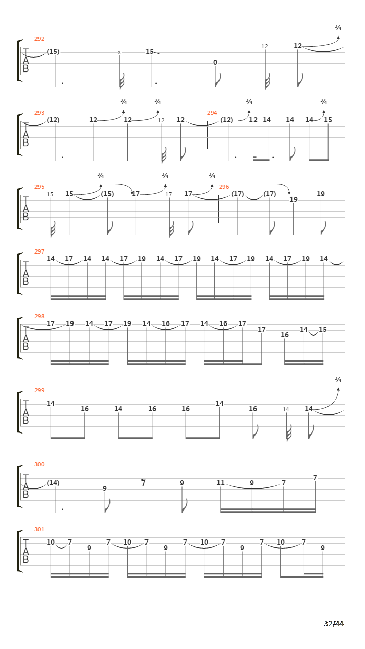 2112吉他谱