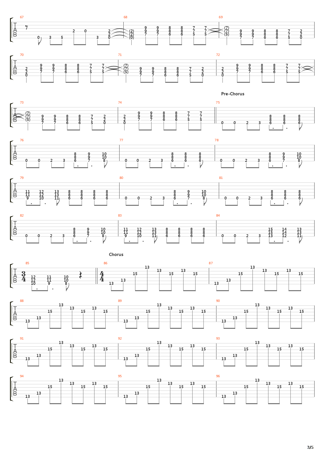 Caravan吉他谱