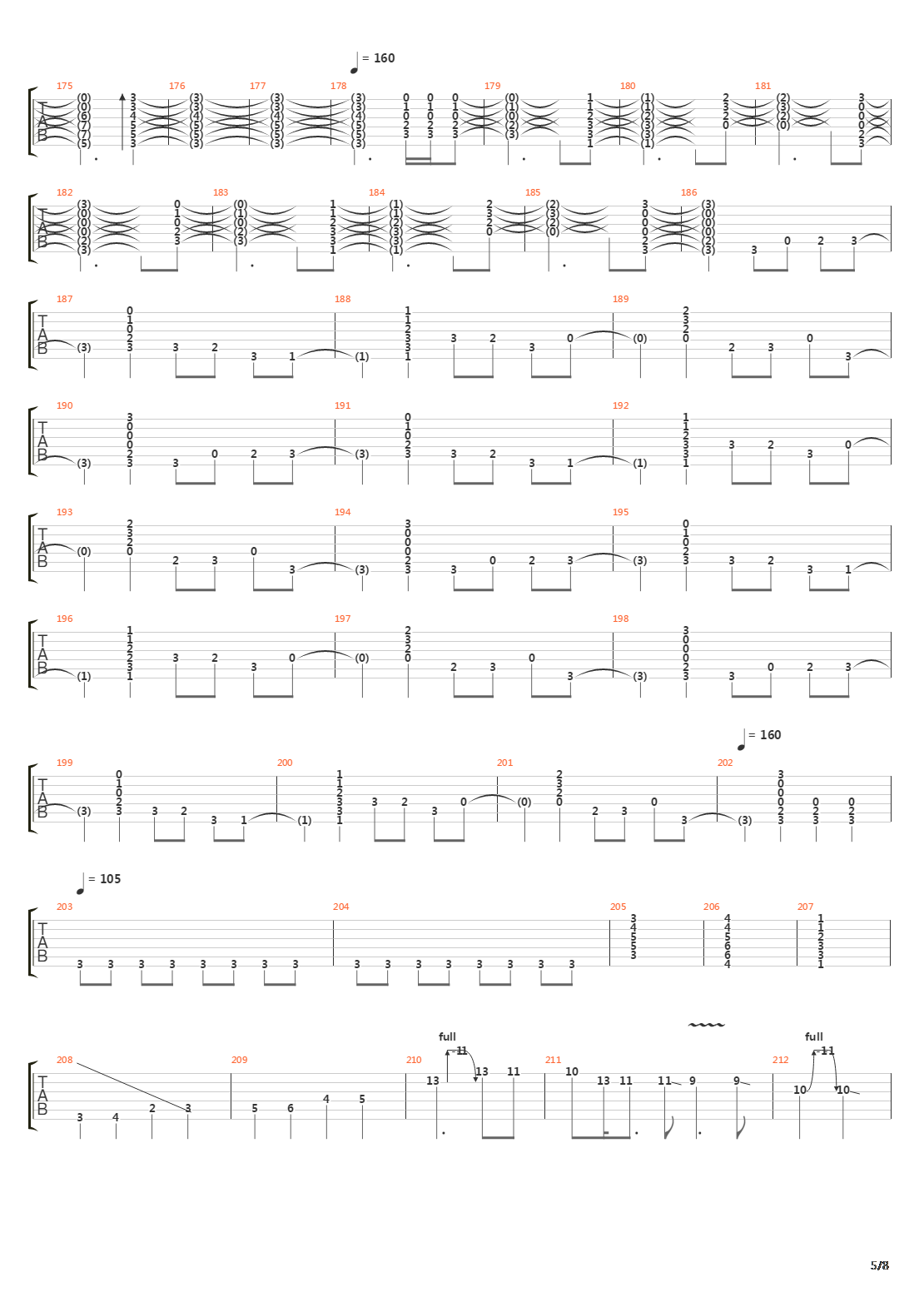 Cygnus X-1 Book I吉他谱