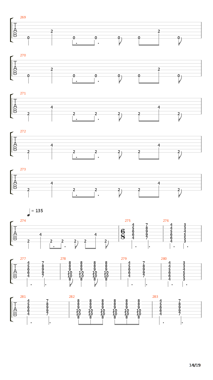 Cygnus X-1 Book I吉他谱