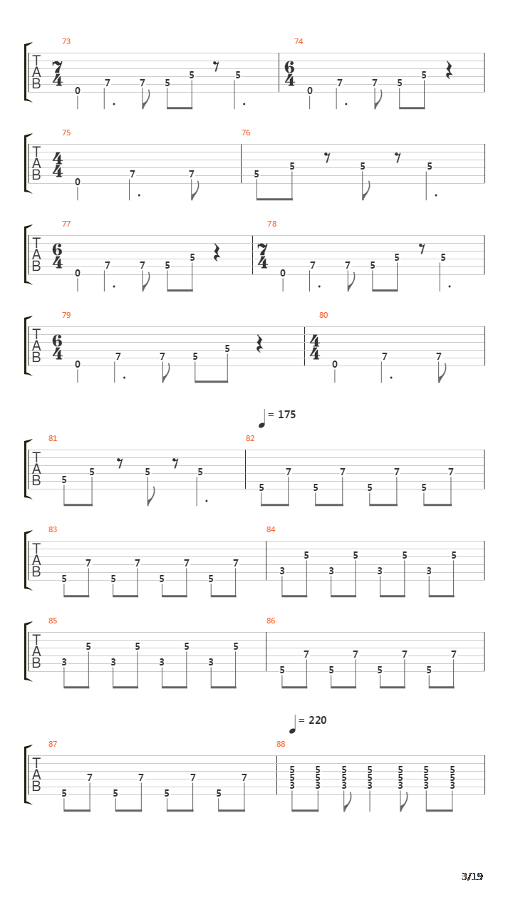 Cygnus X-1 Book I吉他谱