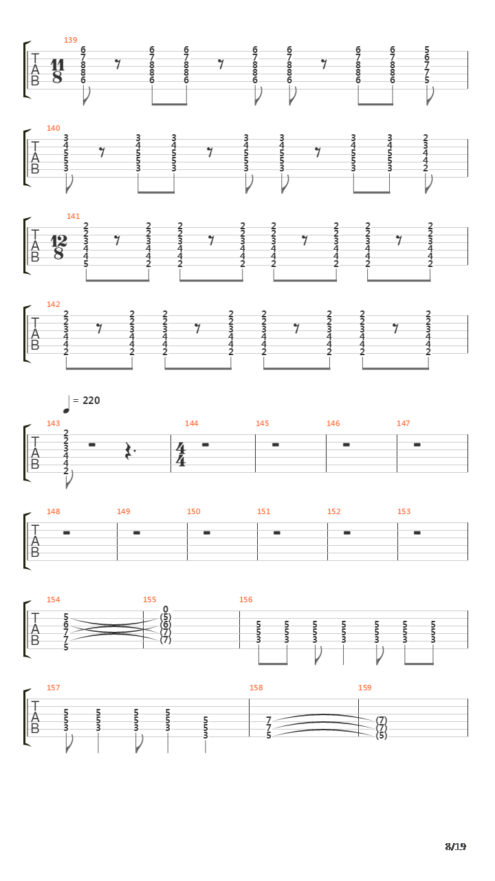 Cygnus X-1 Book I吉他谱