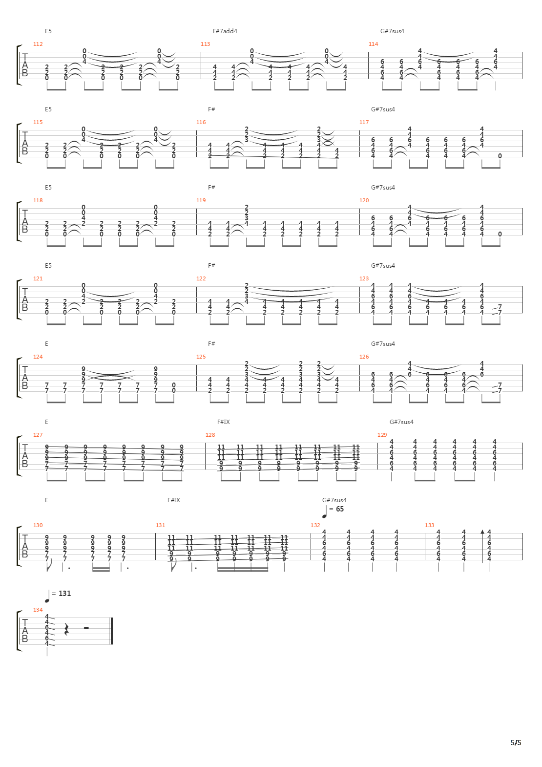 Limelight吉他谱