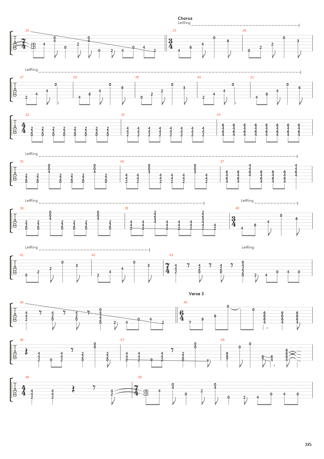 Limelight吉他谱