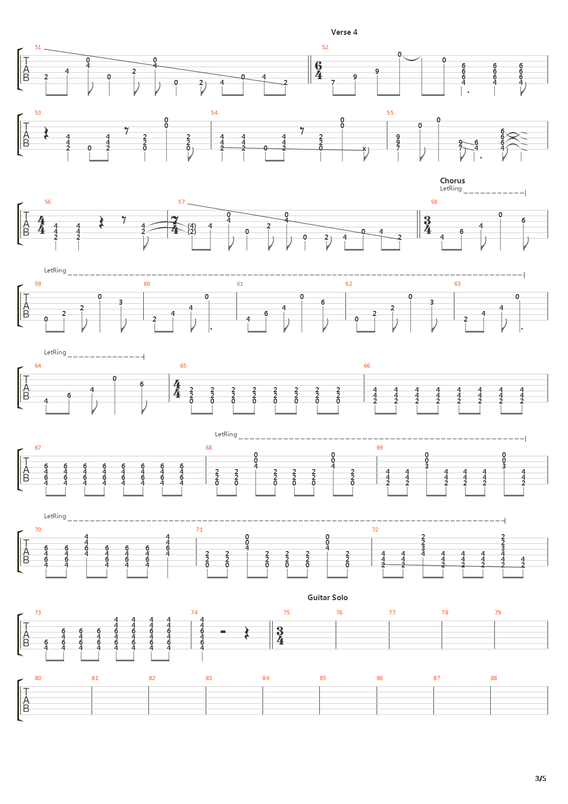 Limelight吉他谱