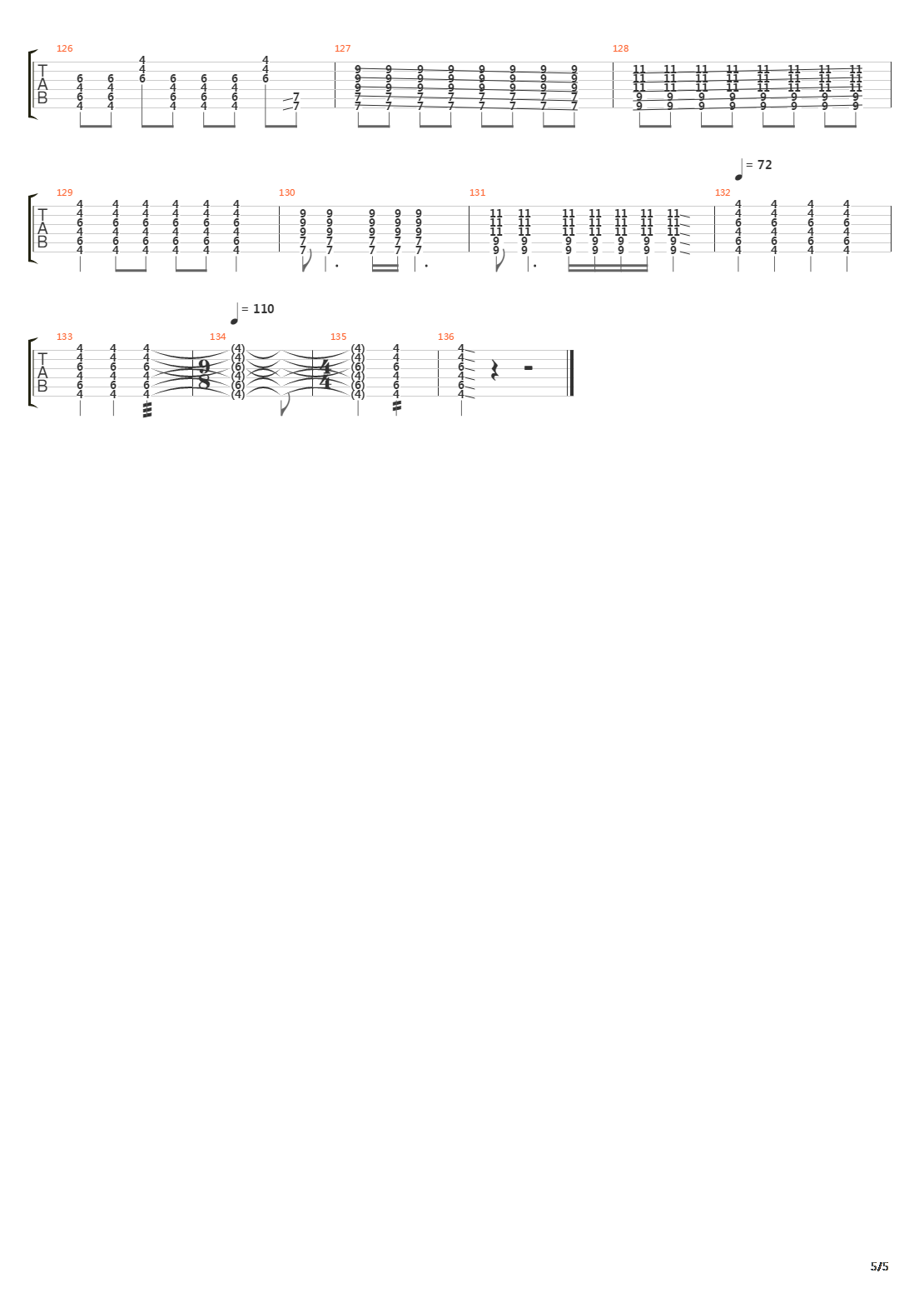 Limelight吉他谱