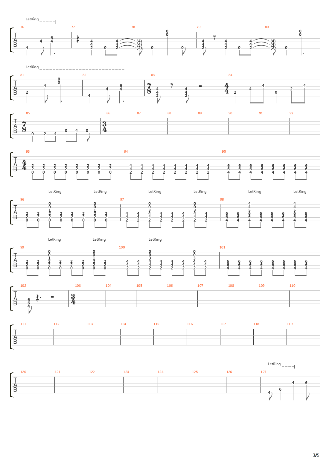 Limelight吉他谱