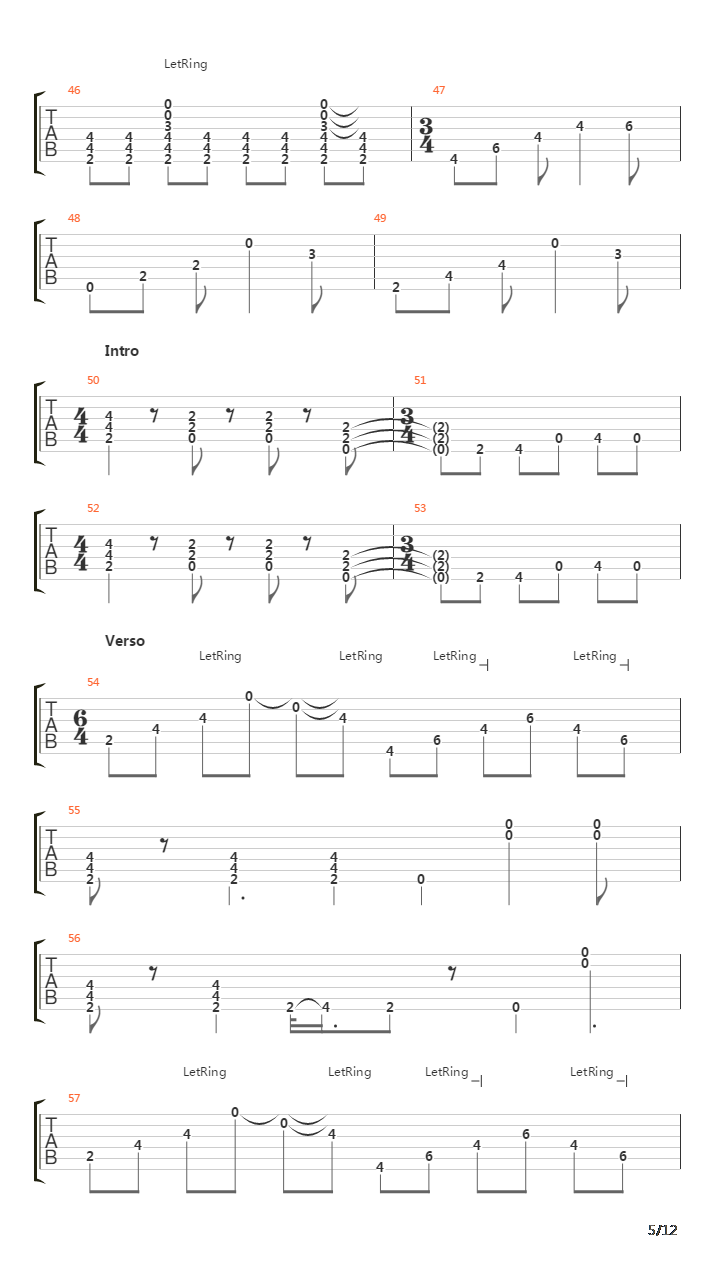 Limelight吉他谱