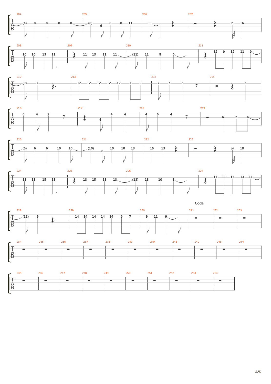 Marathon吉他谱