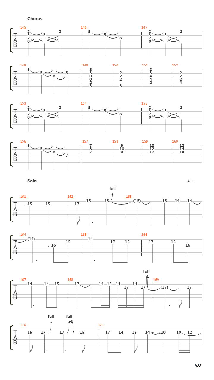 Mission吉他谱