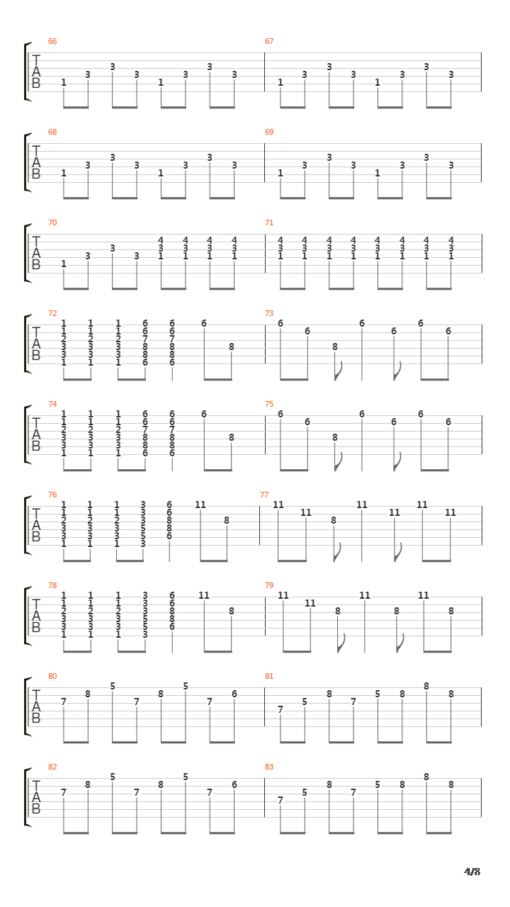 The Pass吉他谱