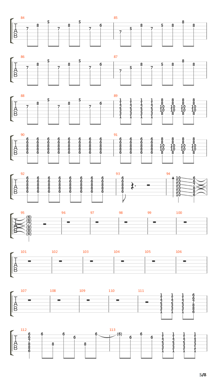 The Pass吉他谱