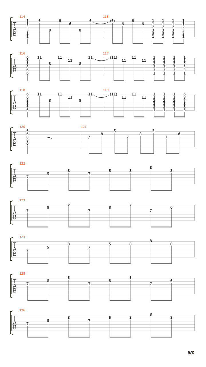 The Pass吉他谱
