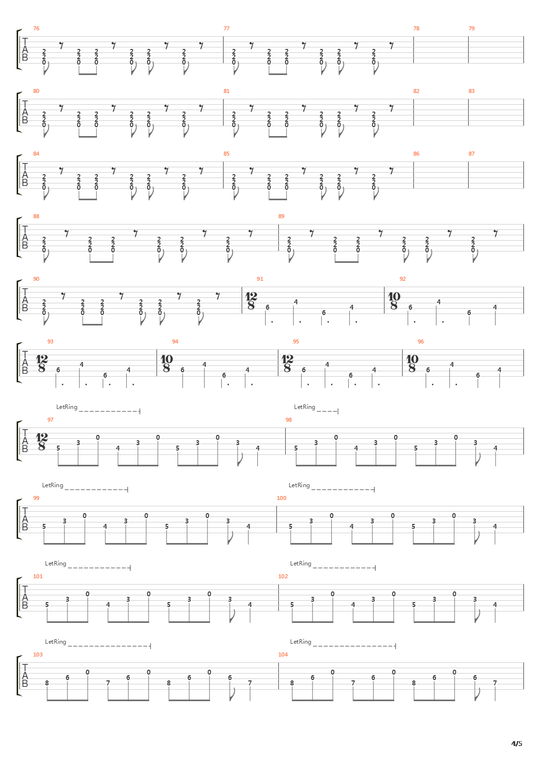 Time And Motion吉他谱