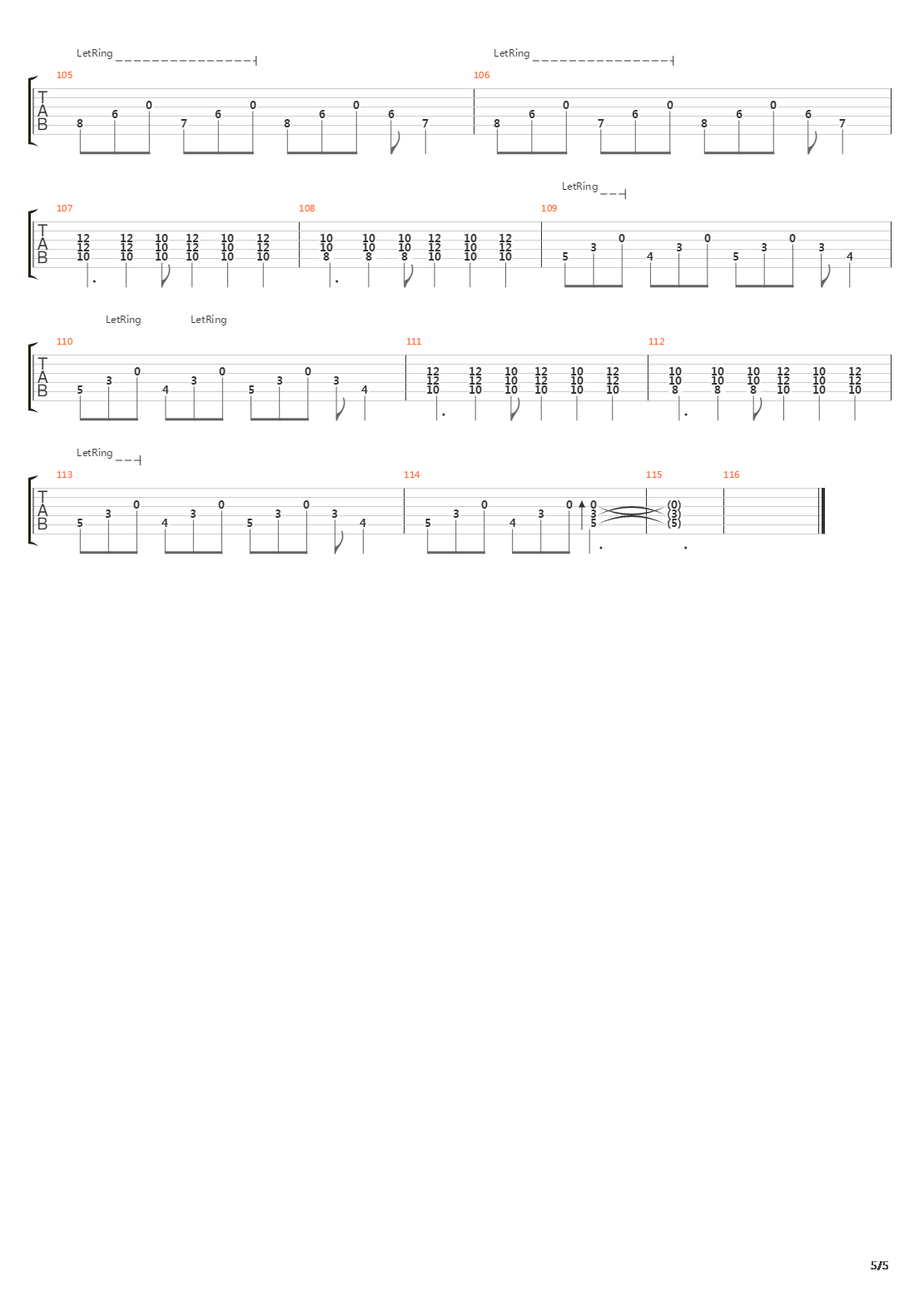 Time And Motion吉他谱