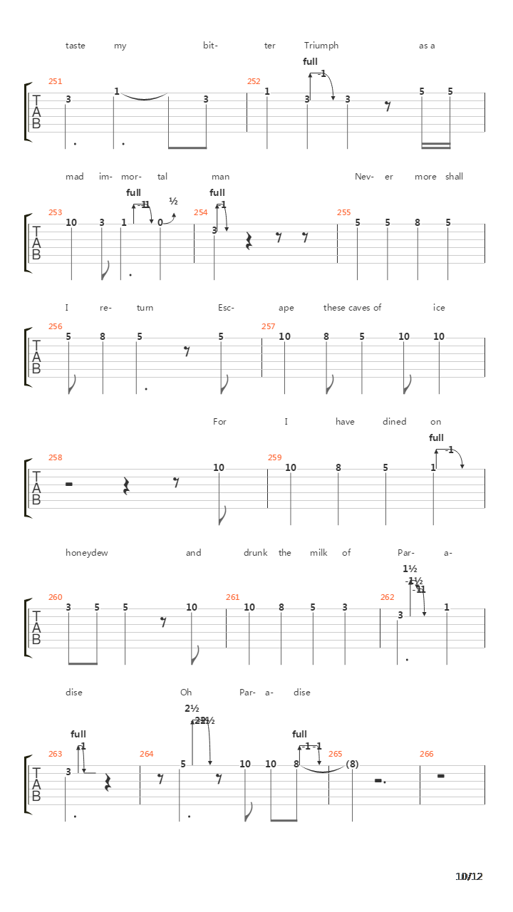 Xanadu吉他谱