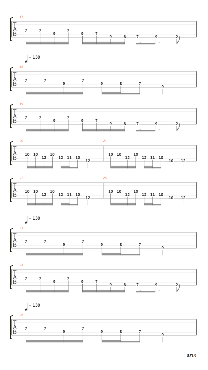 Yyz吉他谱