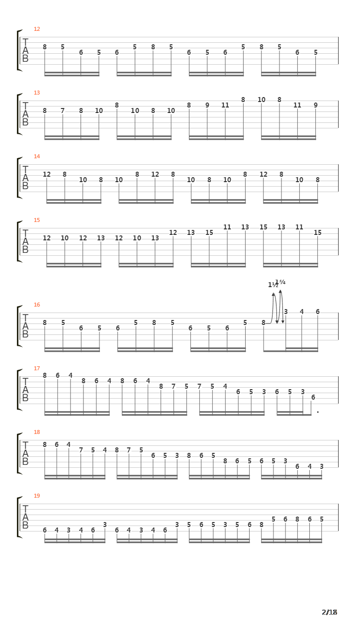 Dominion吉他谱