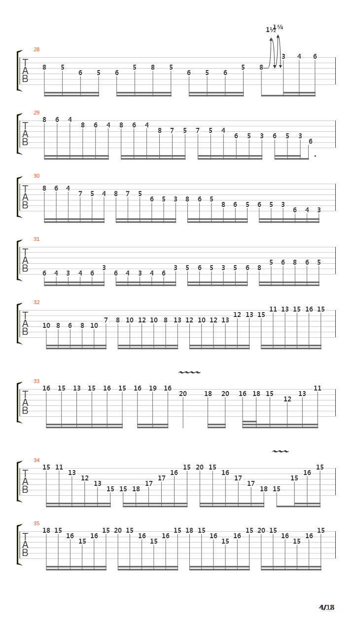 Dominion吉他谱