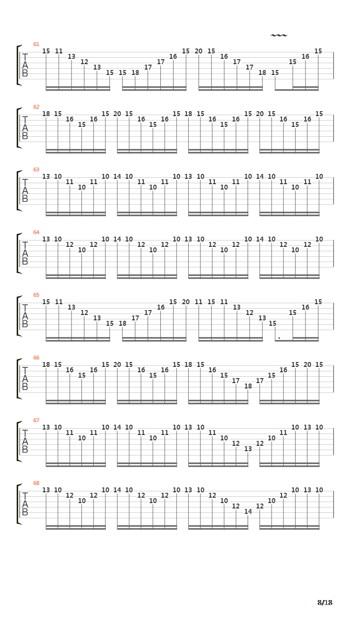 Dominion吉他谱