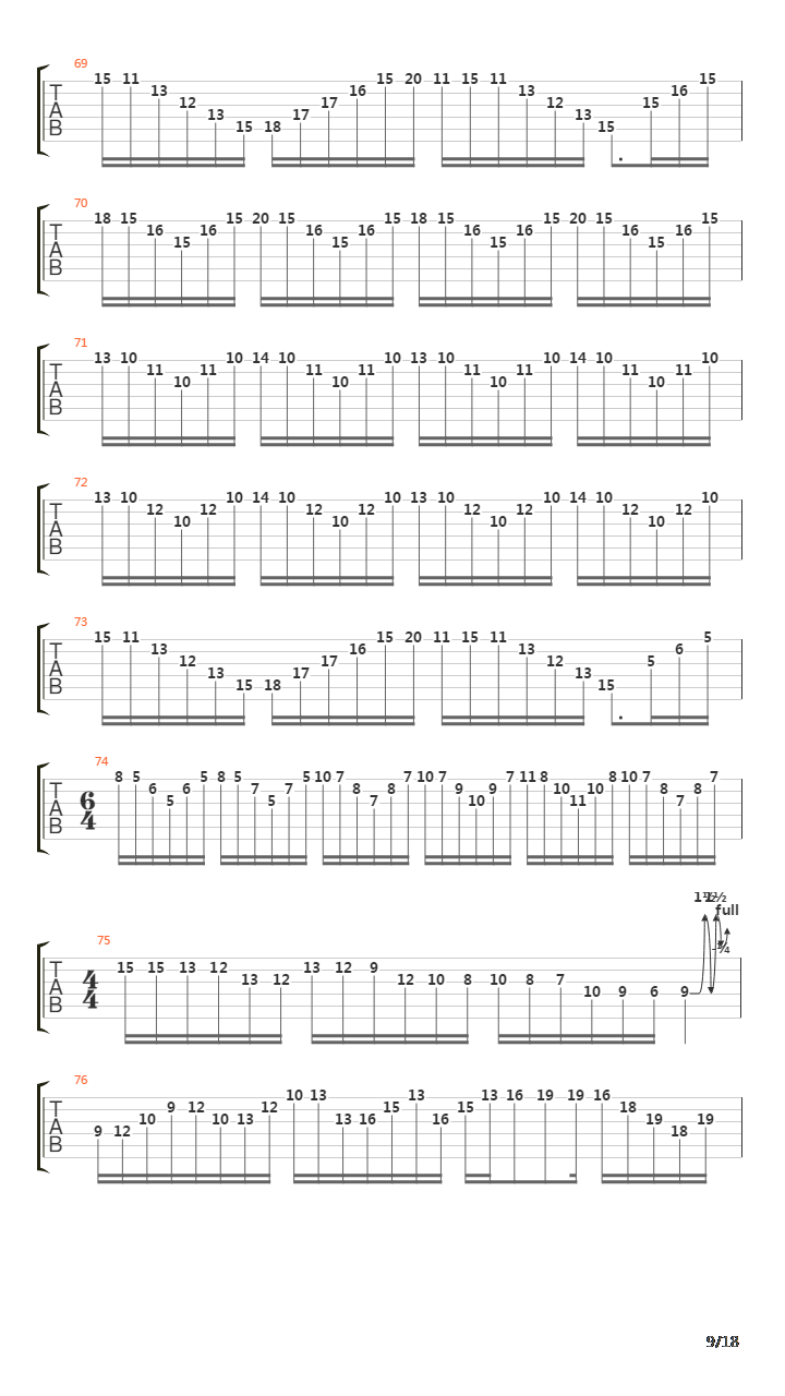 Dominion吉他谱