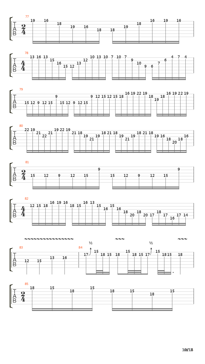 Dominion吉他谱