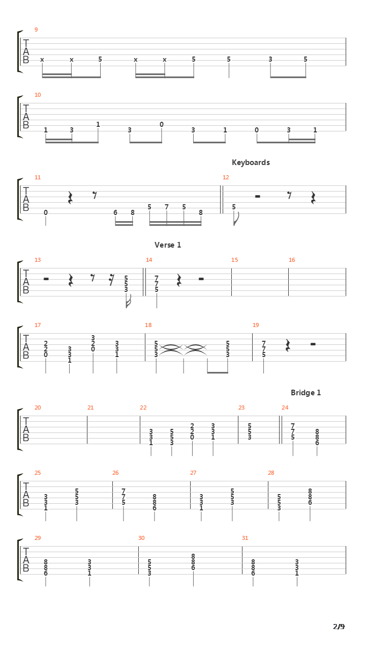 Cliffs Of Gallipoli吉他谱