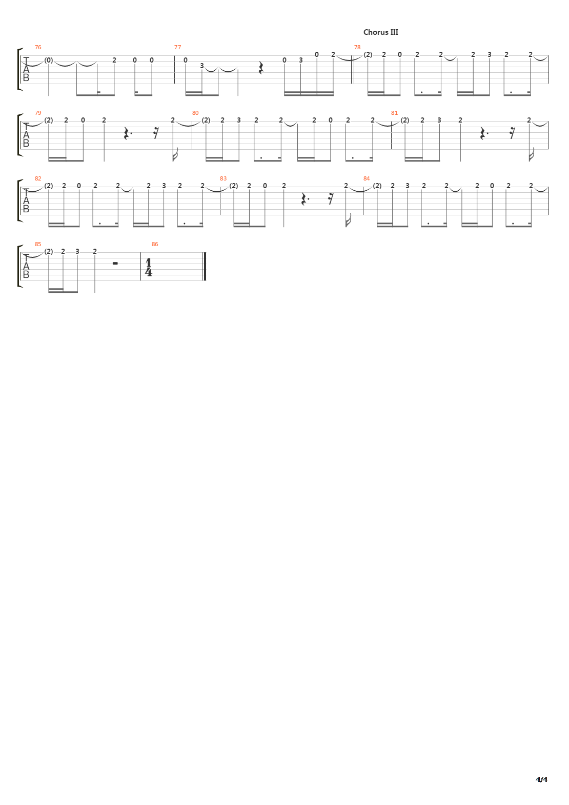 Ghost Division吉他谱