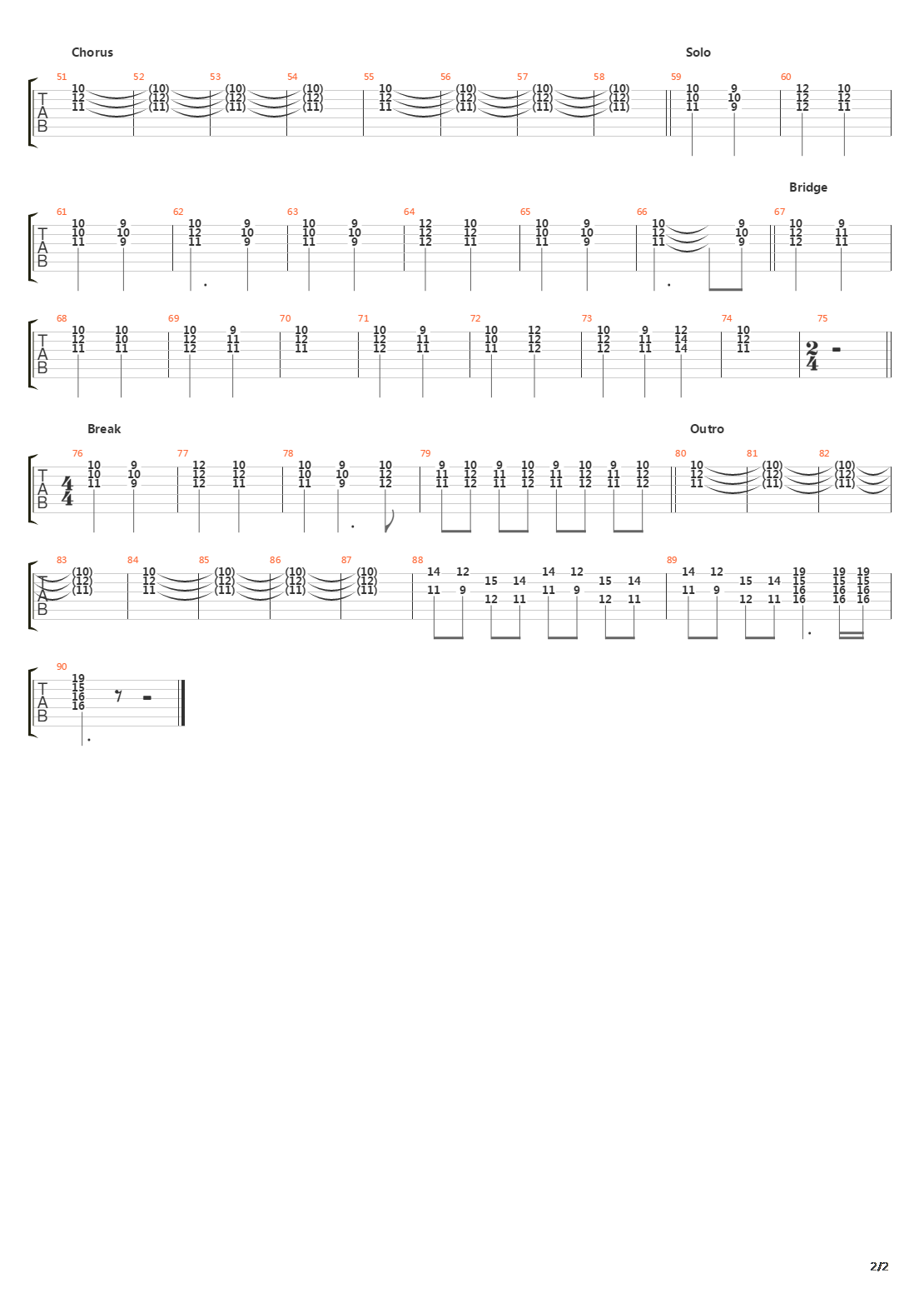 Inmate 4859吉他谱