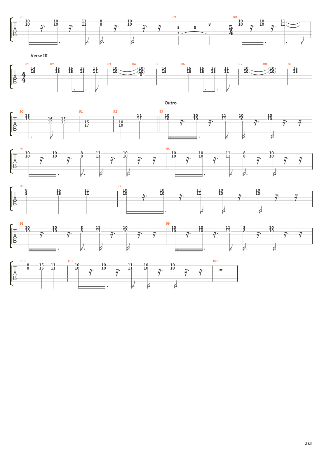 Wehrmacht吉他谱