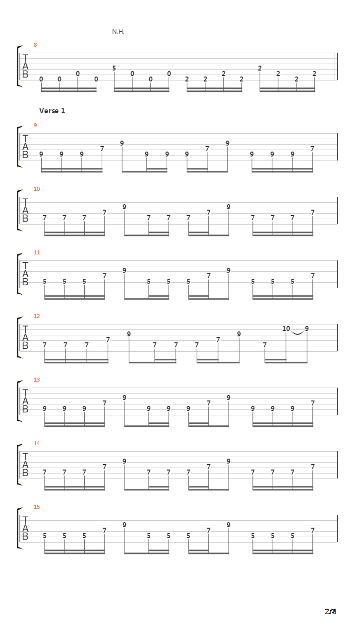 3rd Measurement In C吉他谱