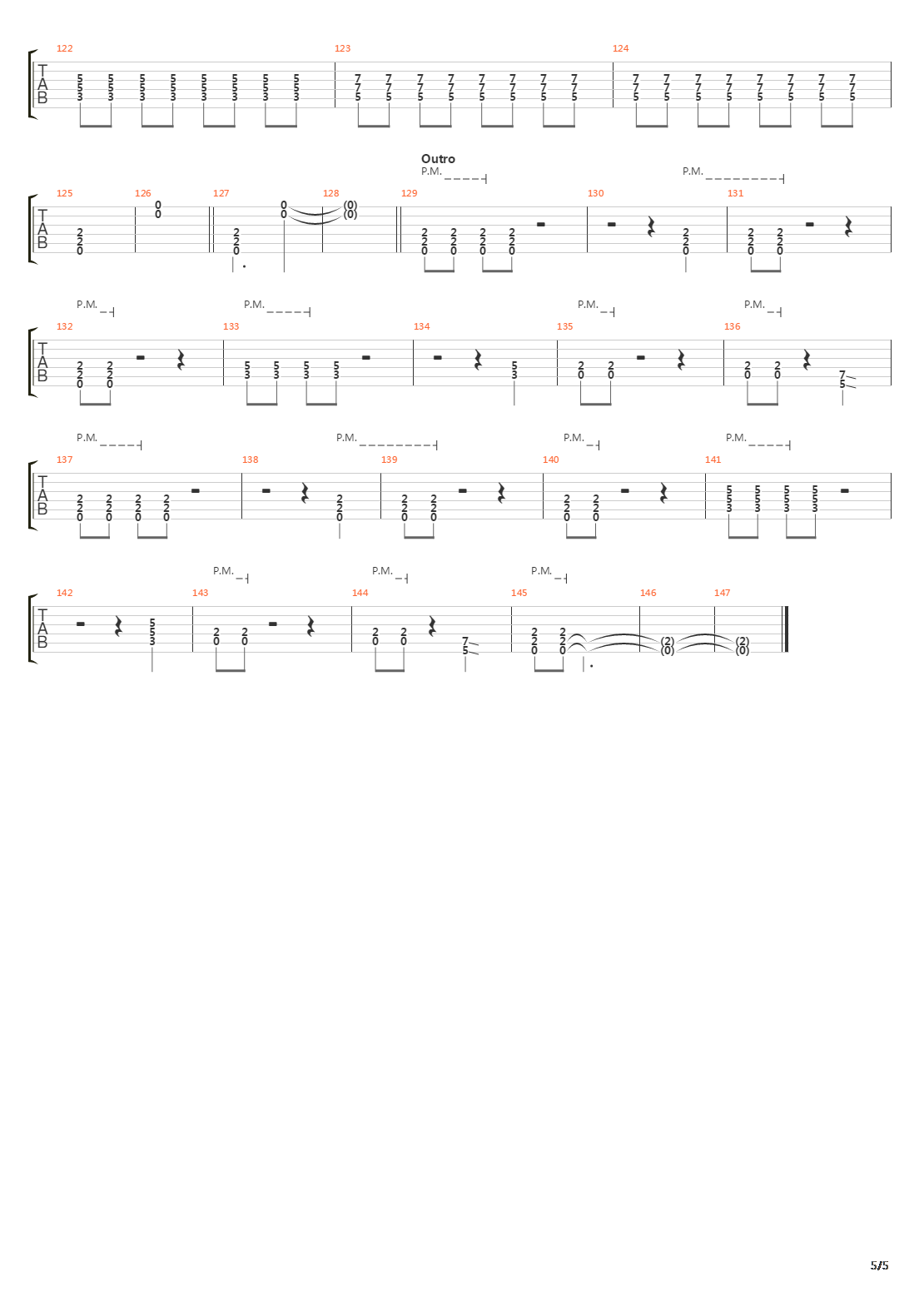 Collapse吉他谱